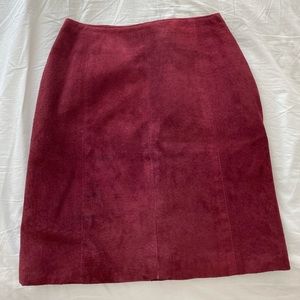Vintage Leather Skirt